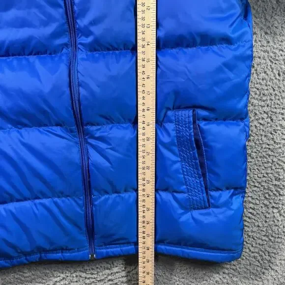 Adidas Originals Trefoil Down Puffer Jacket Blue Men’s Large G84538 Vintage Vibe - Picture 9 of 9